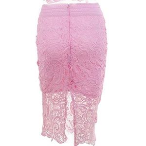moxeay Skirts - 2 Piece Lace Crop Top & Skirt moxeay Skirts - 2 Piece Lace Crop Top & Skirt